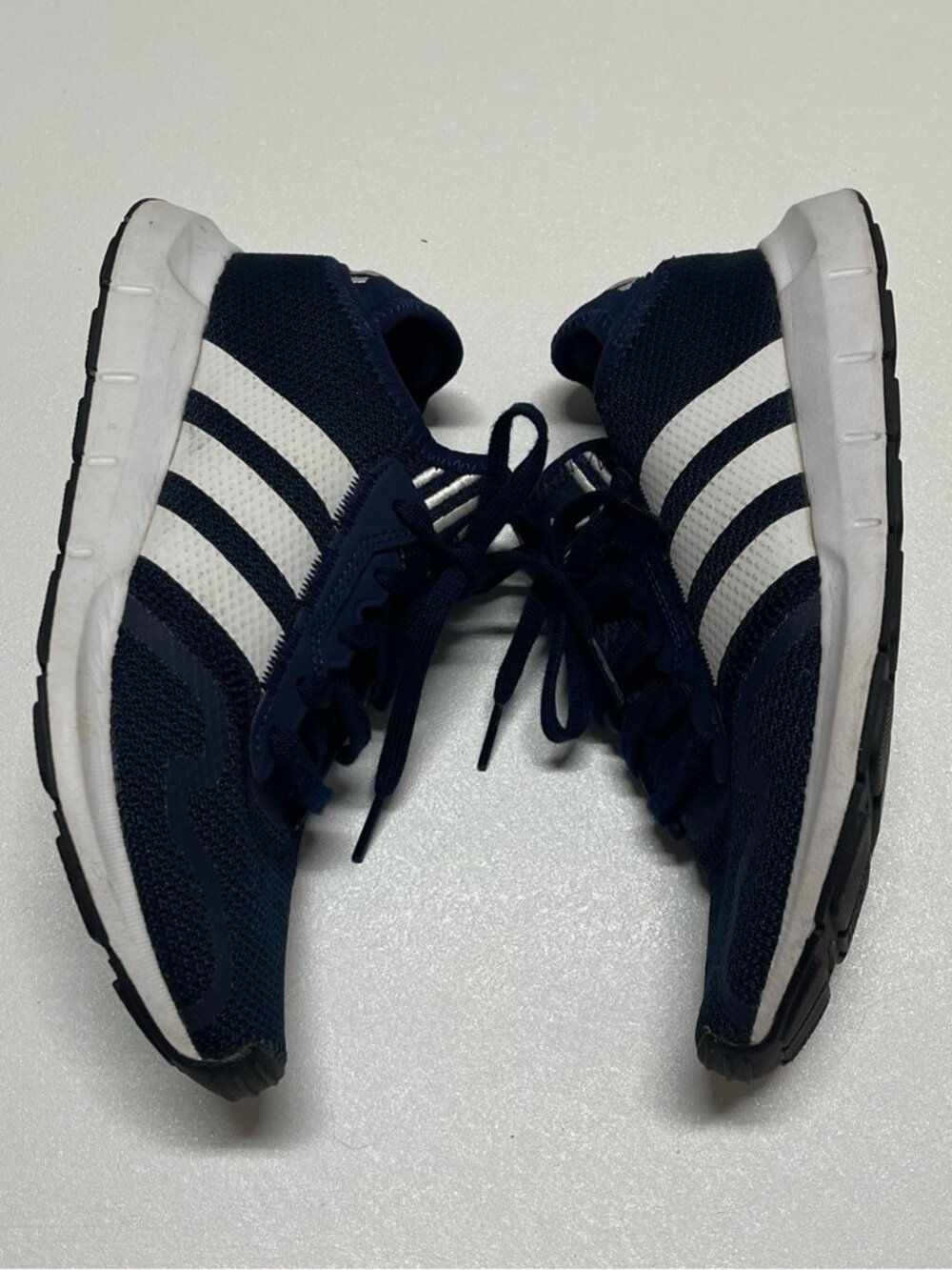 Adidas Swift Run Knit Navy 2020 Sneakers Tennis Running Shoes Women’s 5.5 - Picture 4 of 11